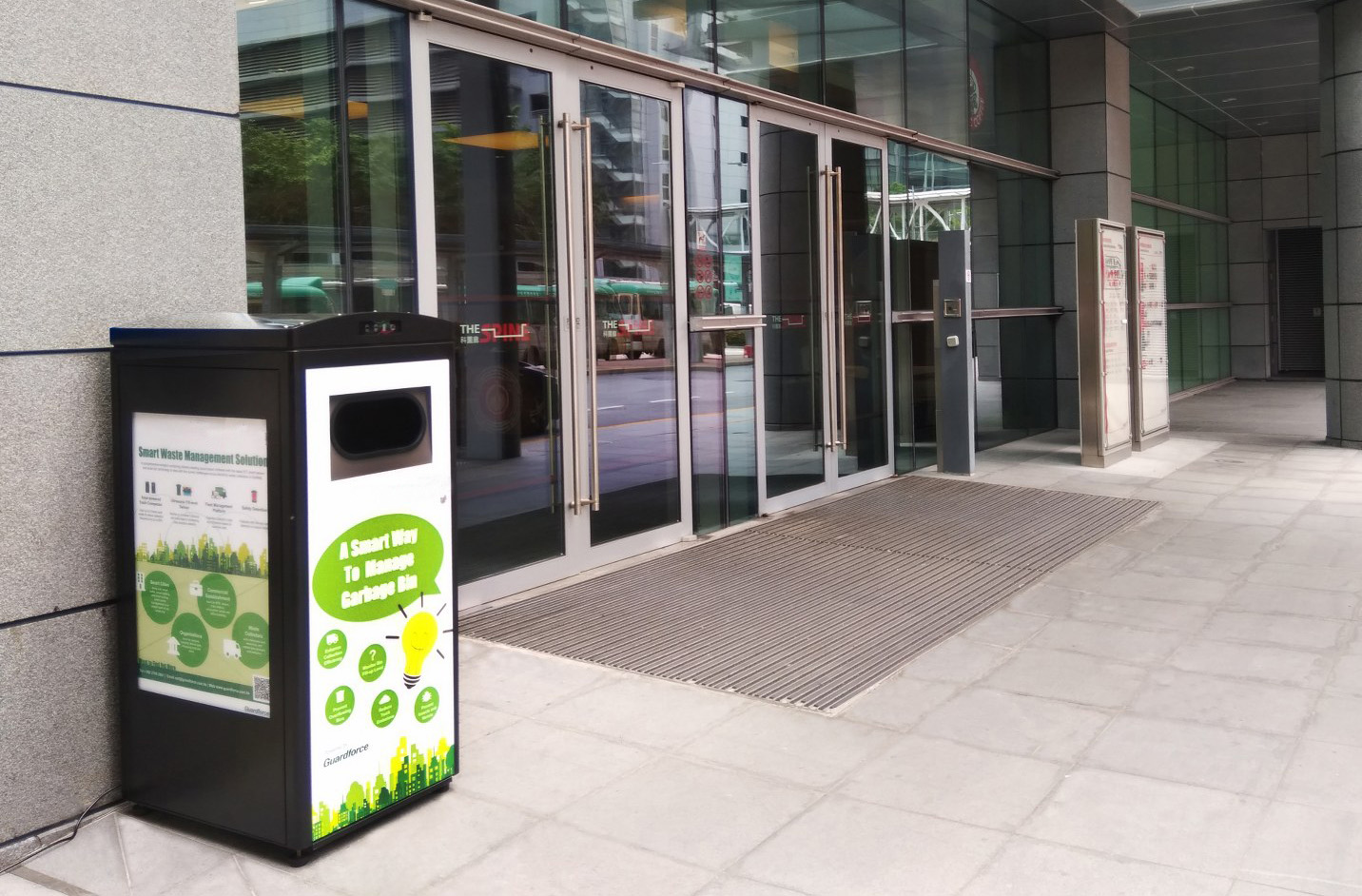 Smart Waste Bin | Guardforce Macau